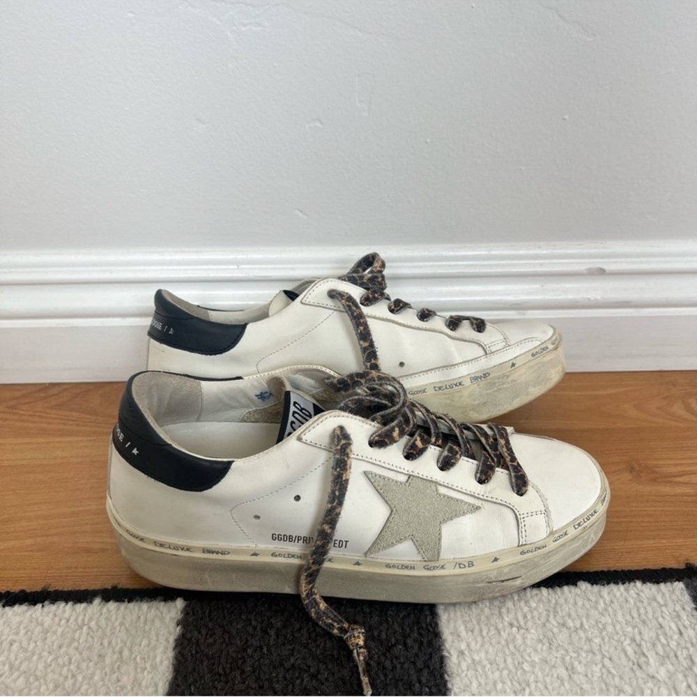 Golden Goose Sneakers - Leopard & Black